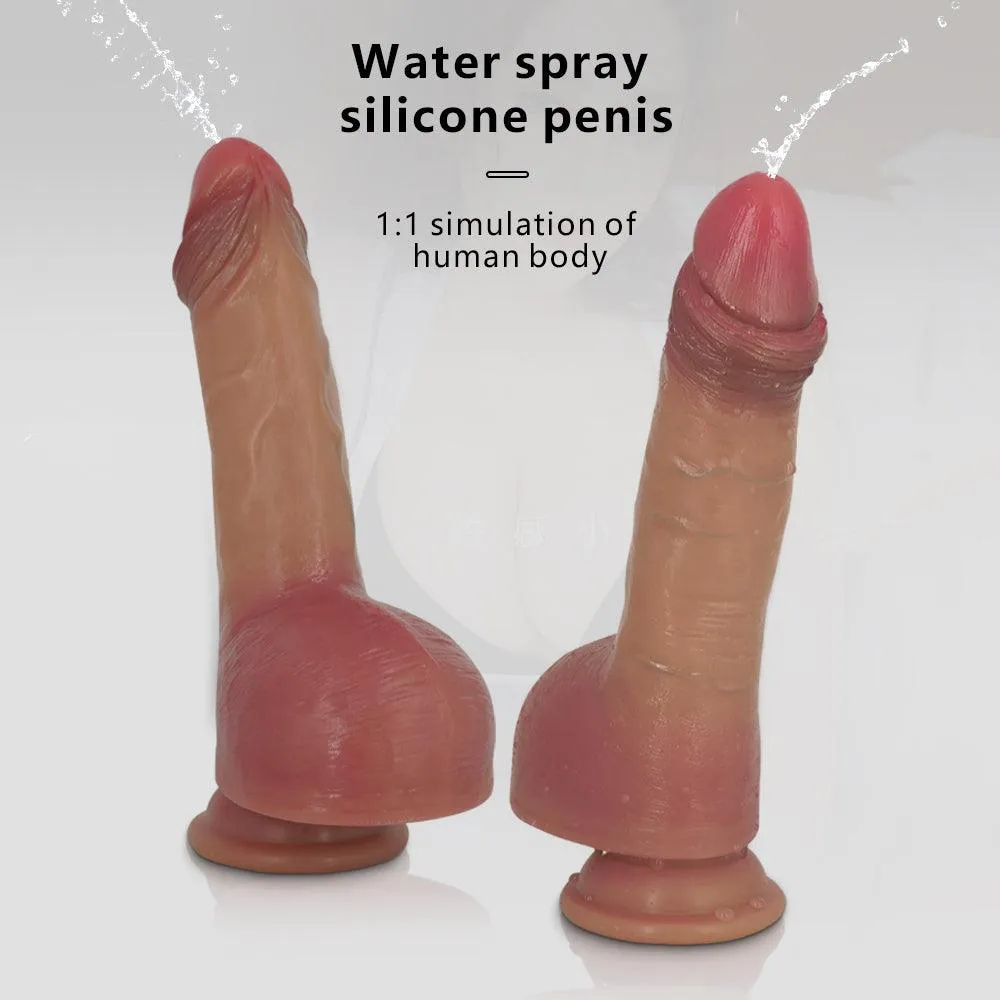 Realistic Squirting Dildo with Strong Suction Cup Ejaculating Penis