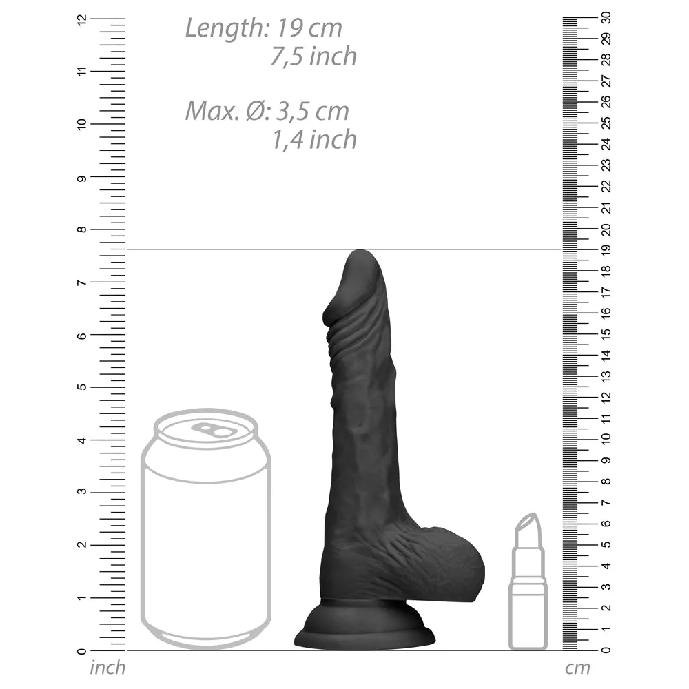 RealRock 7" Realistic Dildo With Balls & Suction Cup