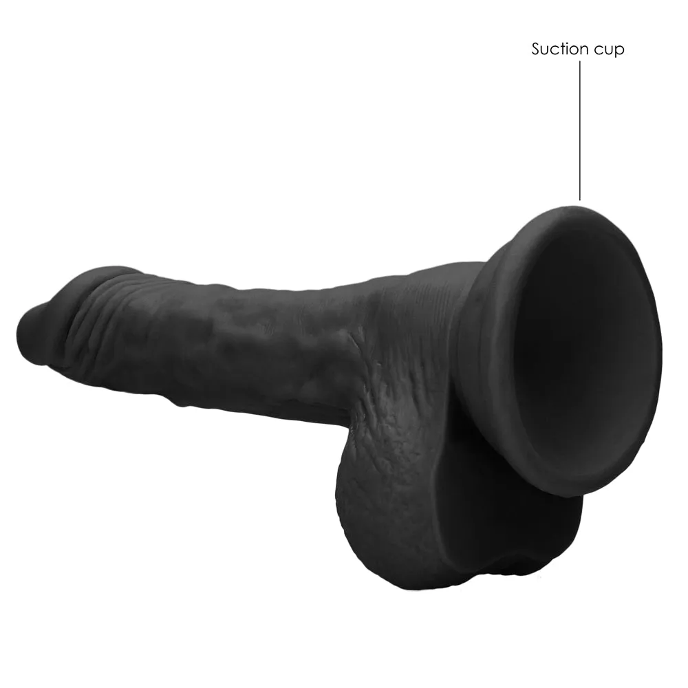 RealRock 7" Realistic Dildo With Balls & Suction Cup