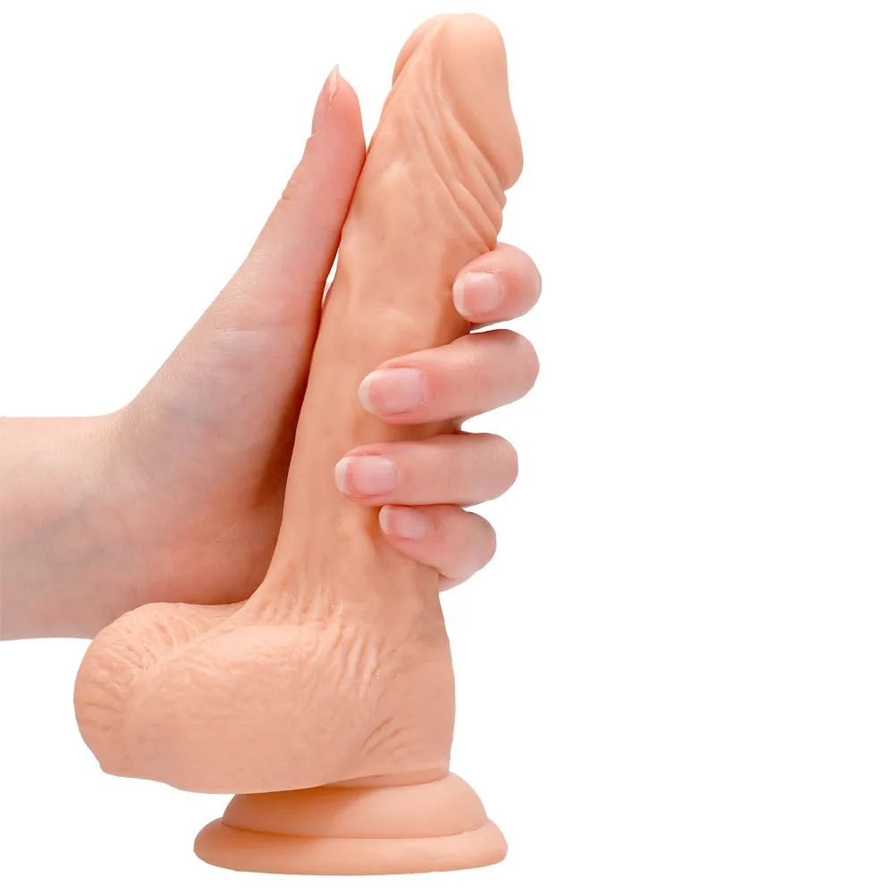 RealRock 7" Realistic Dildo With Balls & Suction Cup