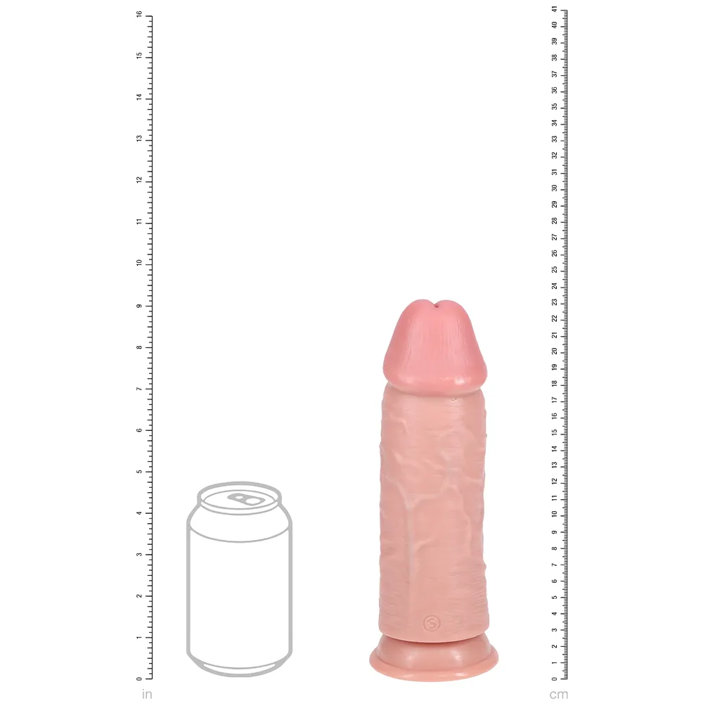 RealRock 9" Extra Thick Realistic Dildo With Suction Cup