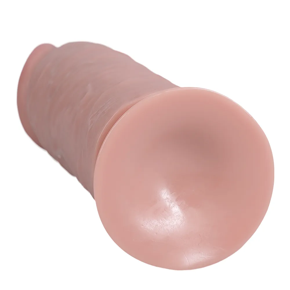 RealRock 9" Extra Thick Realistic Dildo With Suction Cup