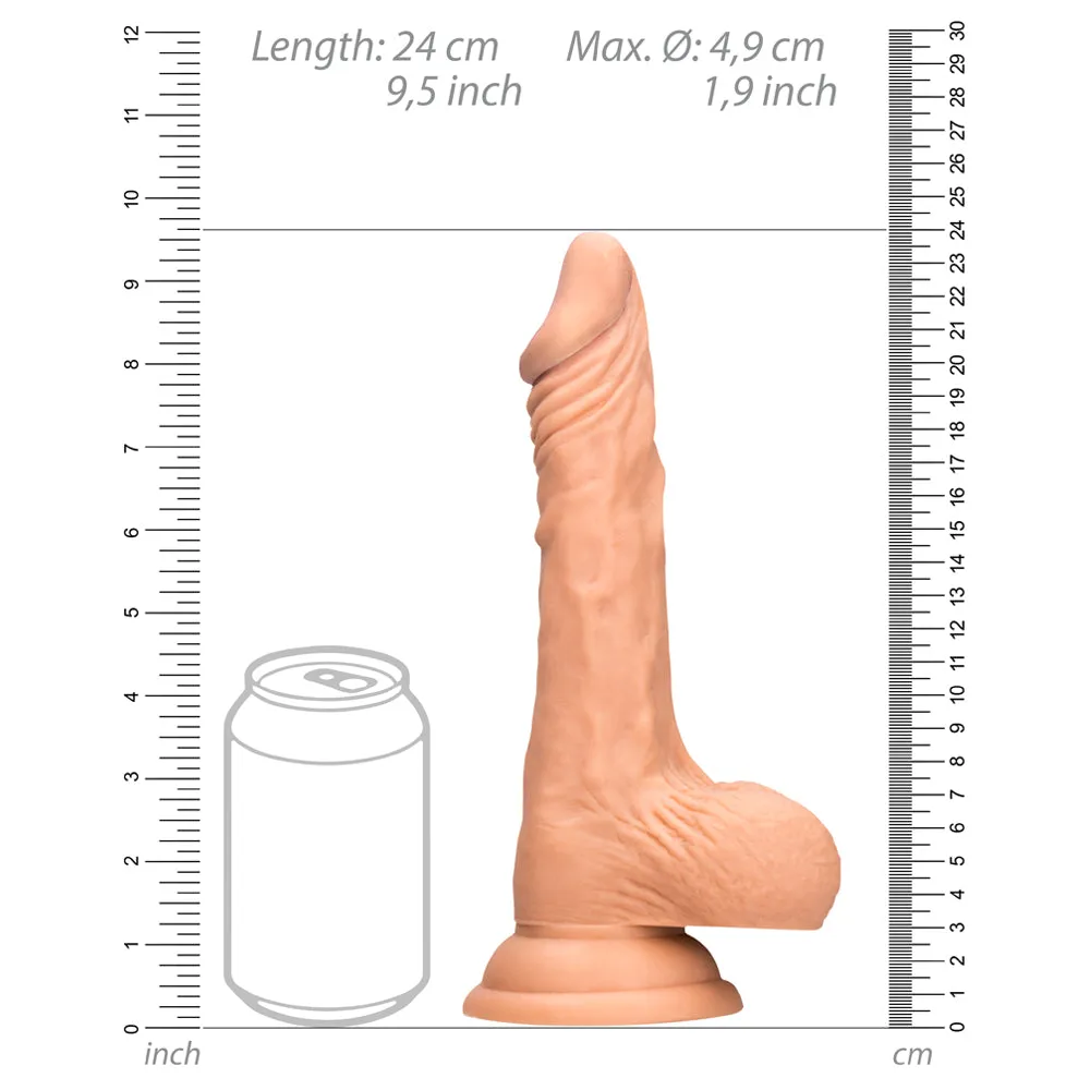 RealRock 9" Realistic Dildo With Balls & Suction Cup