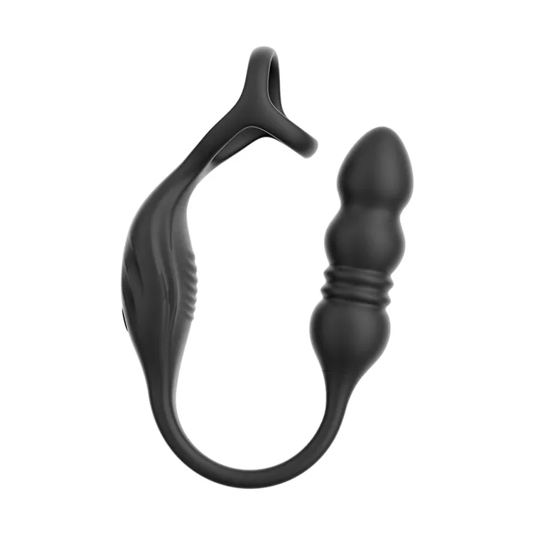 Remote Anal Thrusting Prostate Massager with 10 Vibrating Function