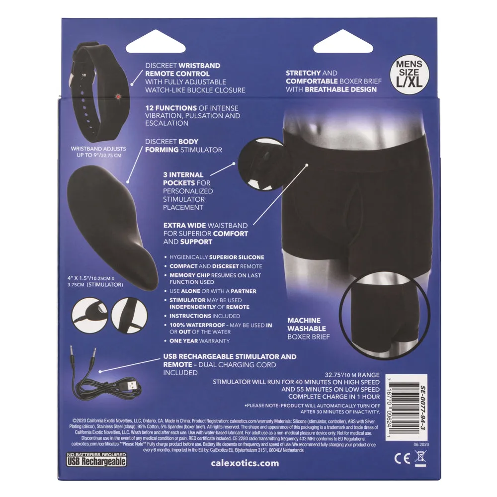 Remote Control Boxer Brief Stimulator Set