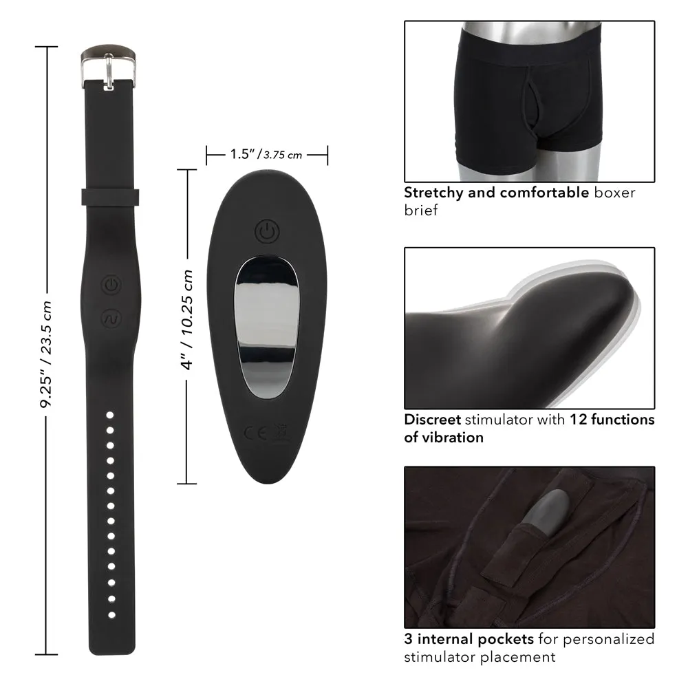 Remote Control Boxer Brief Stimulator Set