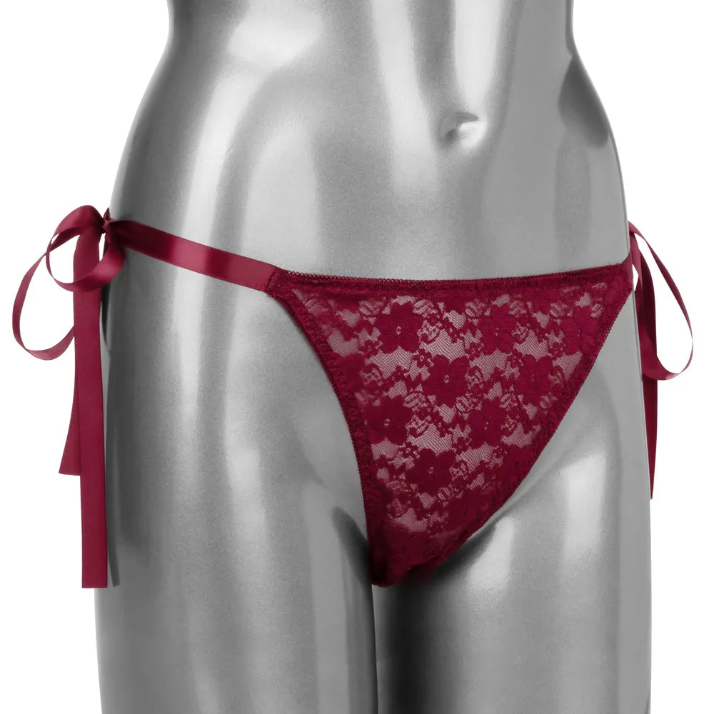 Remote Control Lace Thong Panty Vibrator Set