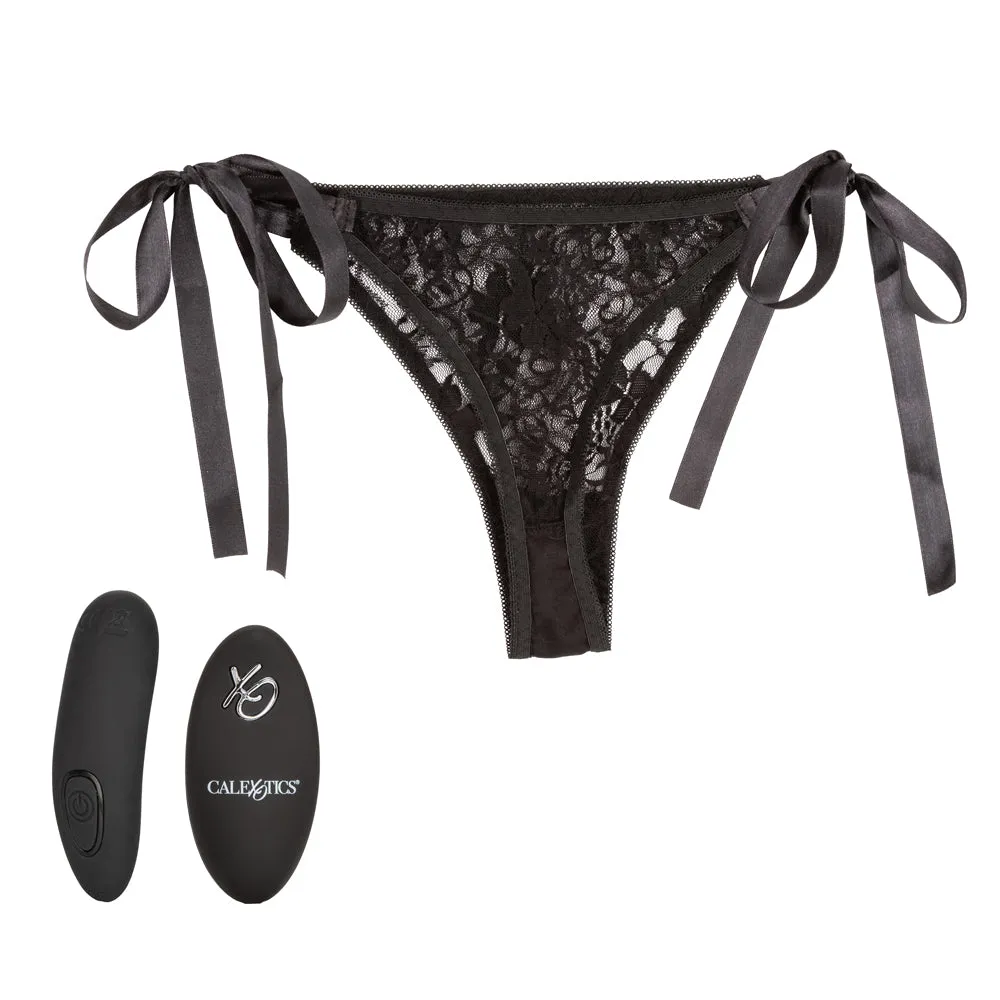 Remote Control Lace Thong Panty Vibrator Set
