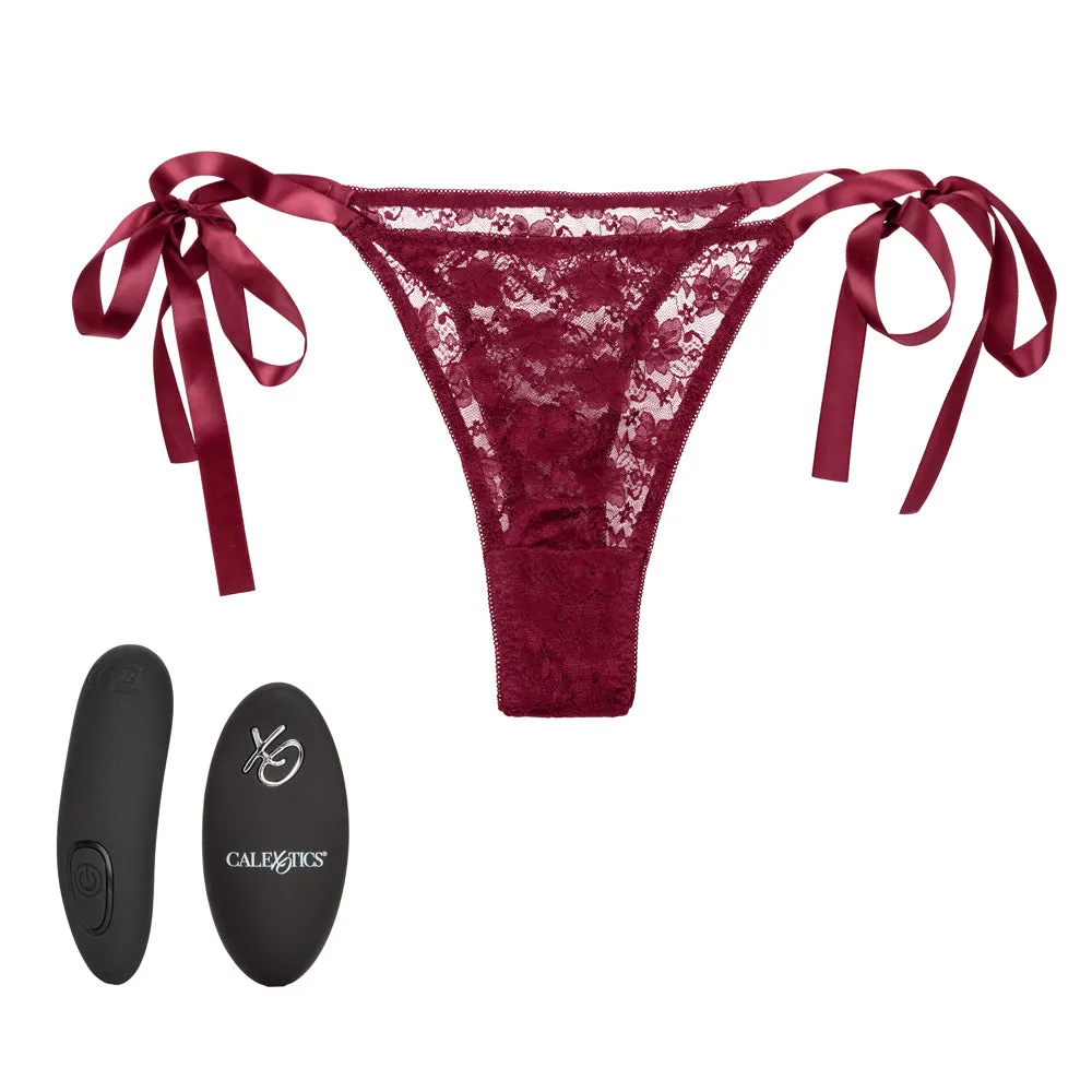 Remote Control Lace Thong Panty Vibrator Set
