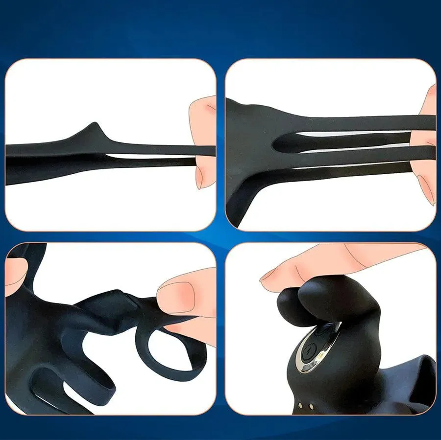Remote Control Silicone Donkey Cock Ring