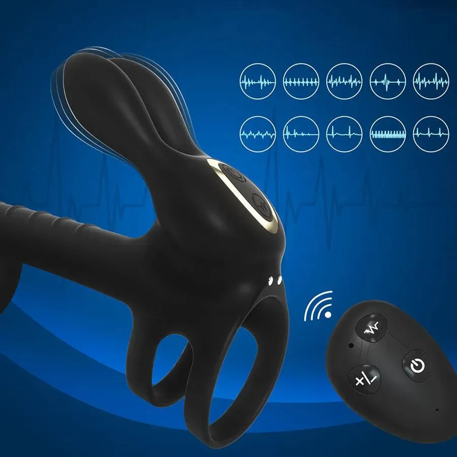 Remote Control Silicone Donkey Cock Ring