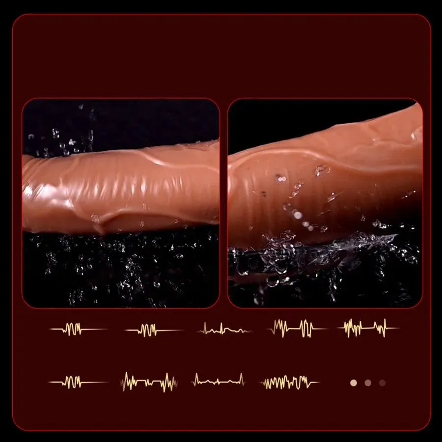 Remote Control Silicone Vibrating Dildo