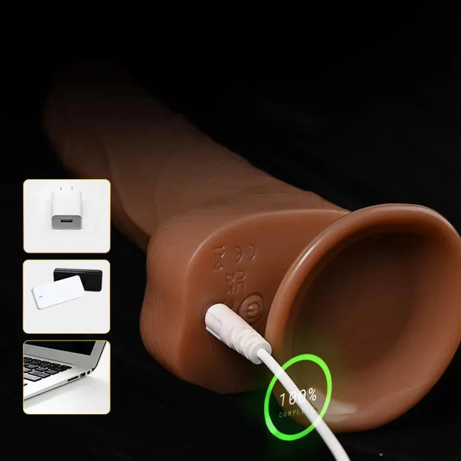 Remote Control Silicone Vibrating Dildo