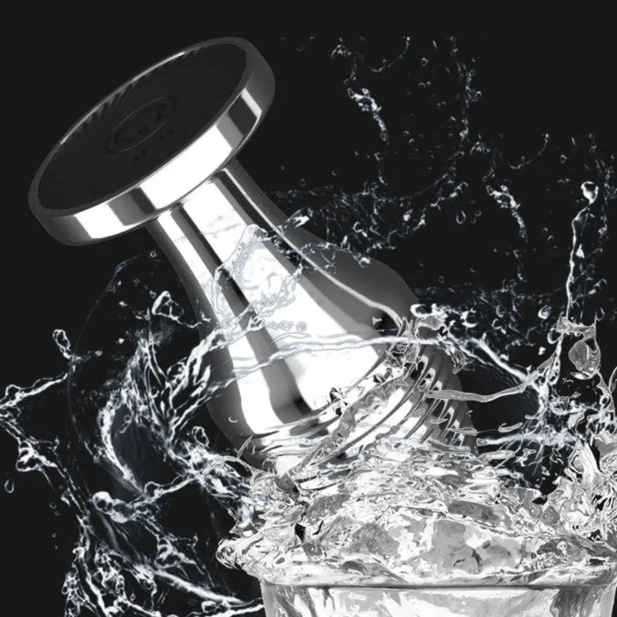 Remote Control Stainless Steel Vibrating Butt Plug