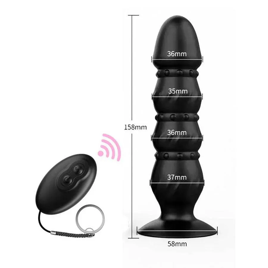 Remote Control Suction Cup Vibrating Anal Plug
