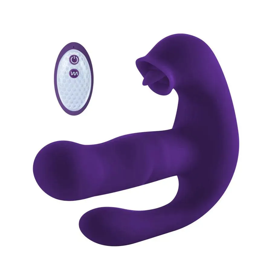 Remote Control Thrusting Panty Vibrator with Anal Stimulator