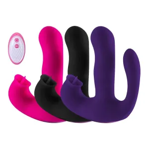 Remote Control Thrusting Panty Vibrator with Anal Stimulator