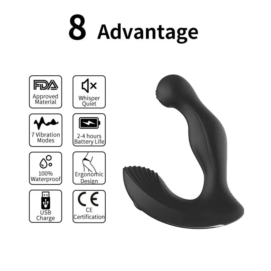 Remote Prostate Milking Massager