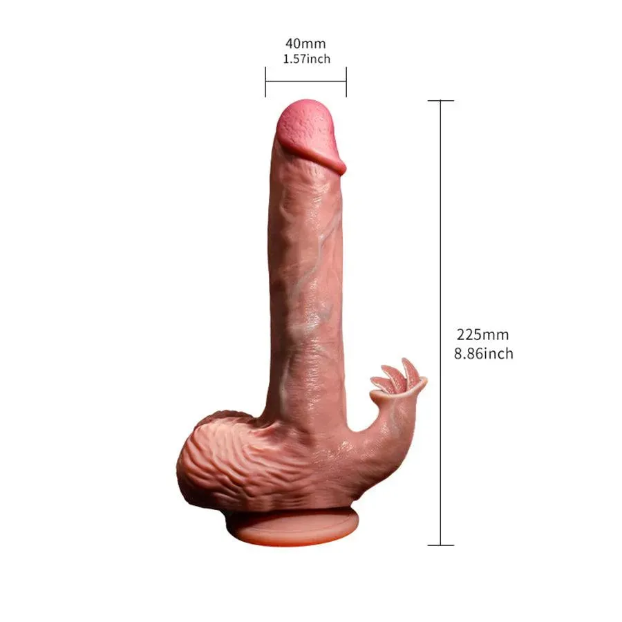 Remote Thrusting Rabbit Dildo Sex Toy