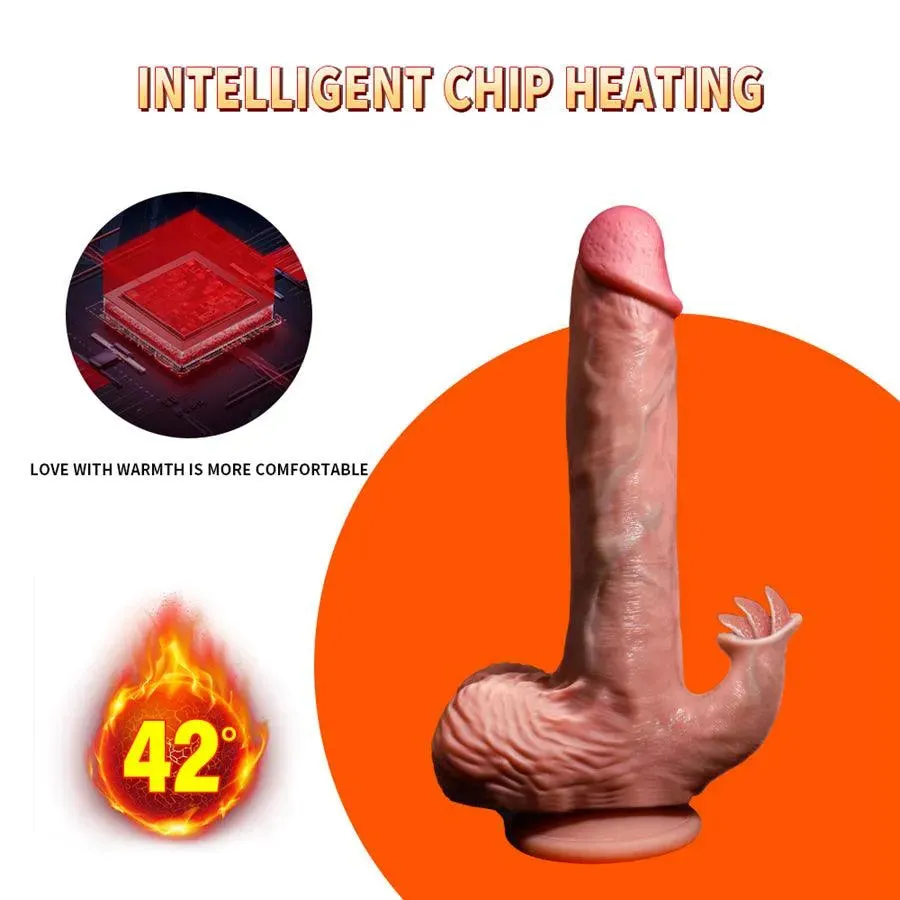 Remote Thrusting Rabbit Dildo Sex Toy