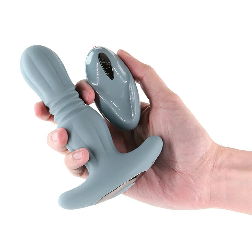 Renegade Gemini Thrusting Vibrating Anal Plug With Remote