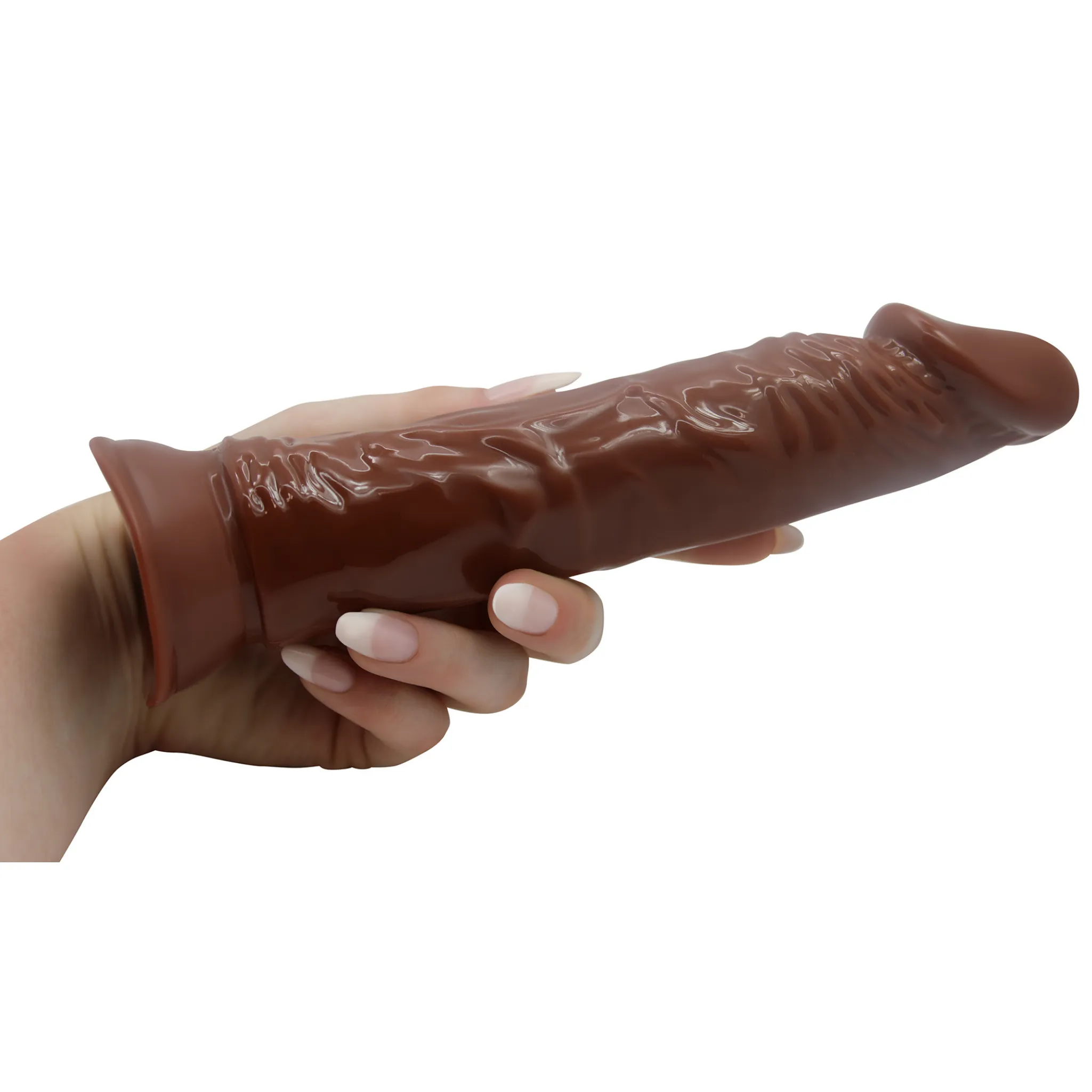 Rideable 8 Inch Jelly Suction Cup Dildo - Enjoy Hands-Free Masturbation!