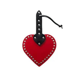 Rouge Leather Heart Paddle