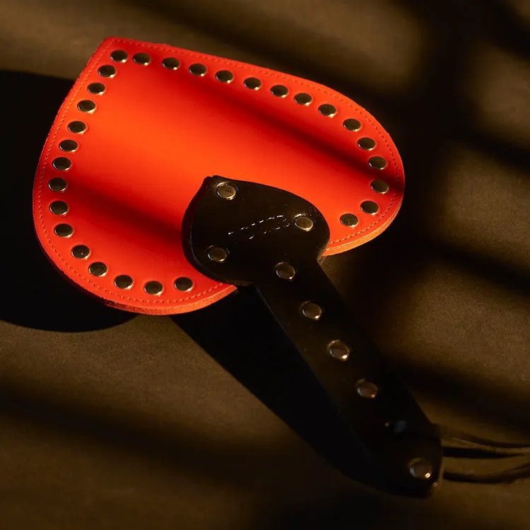 Rouge Leather Heart Paddle