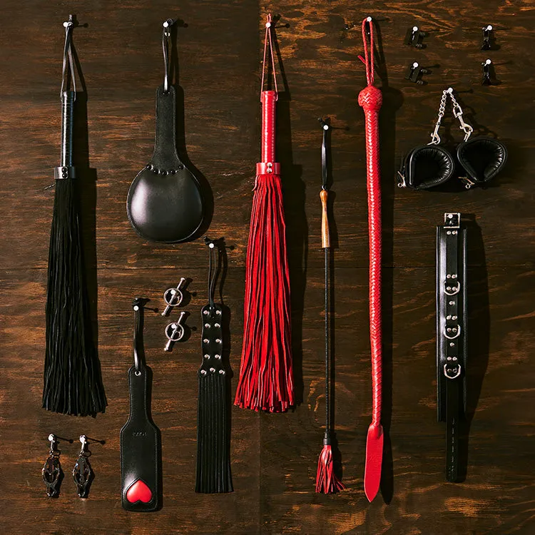 Rouge Leather Paddle with Heart