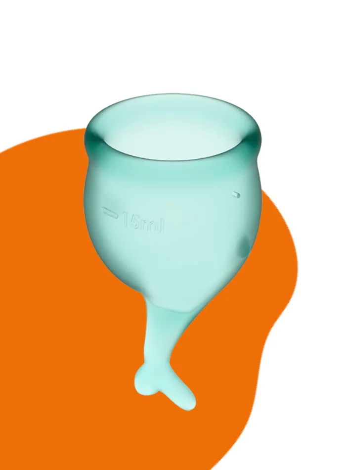 Satisfyer FEEL SECURE Silicone Menstrual Cups (2 pack)