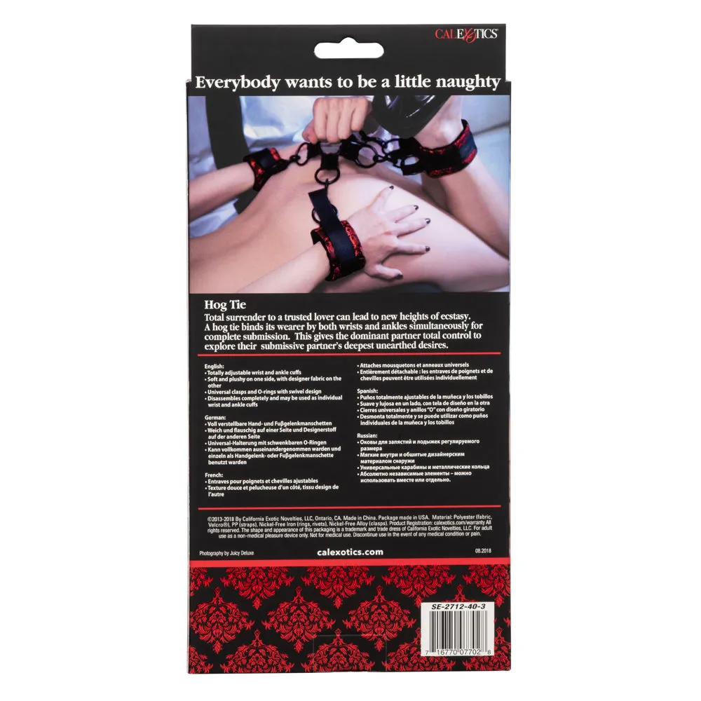 Scandal Hog Tie Bondage Cuffs Set