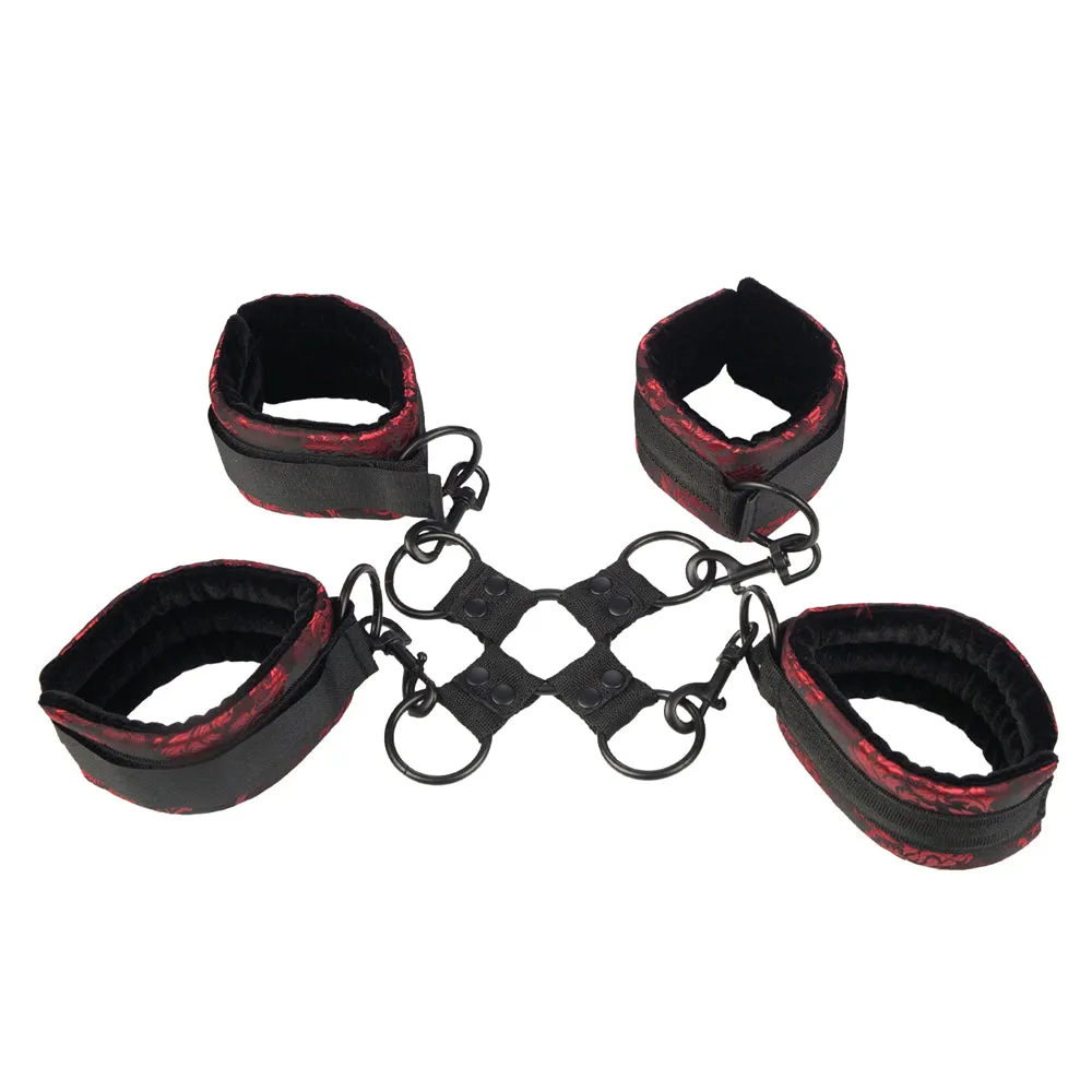 Scandal Hog Tie Bondage Cuffs Set