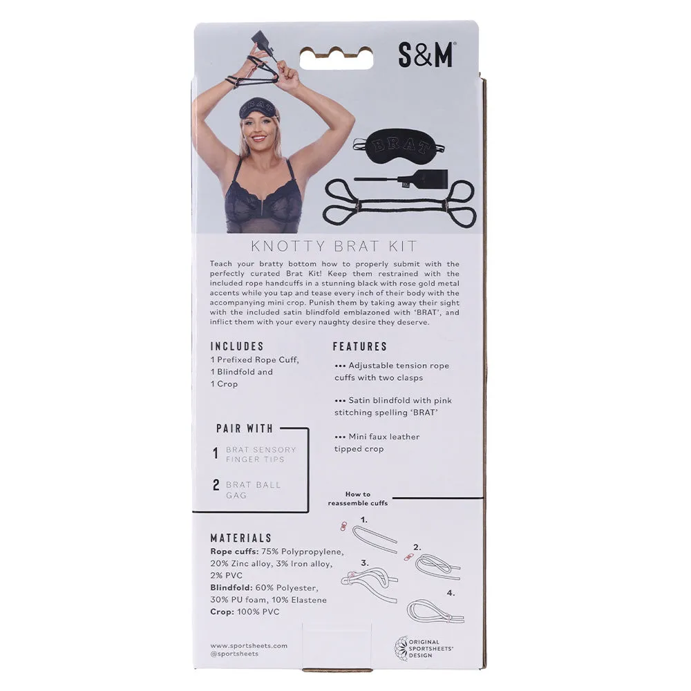 Sex & Mischief Knotty Brat BDSM Kit