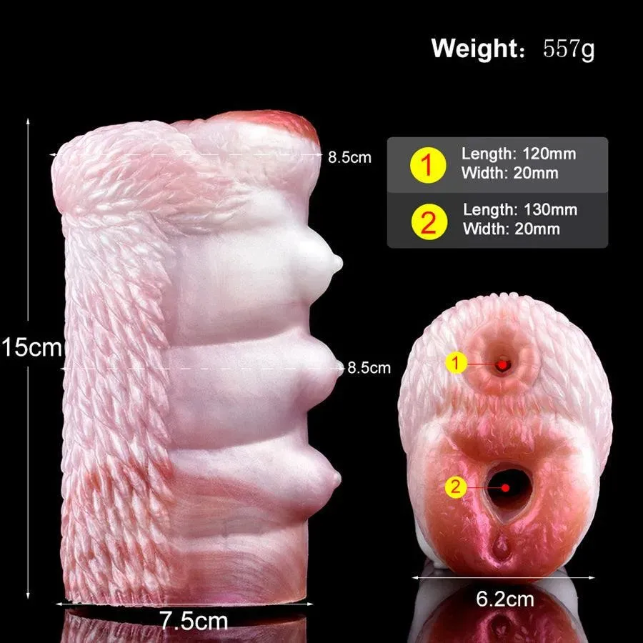 Soft Silicone Lifelike Fake Dog Pussy for Men