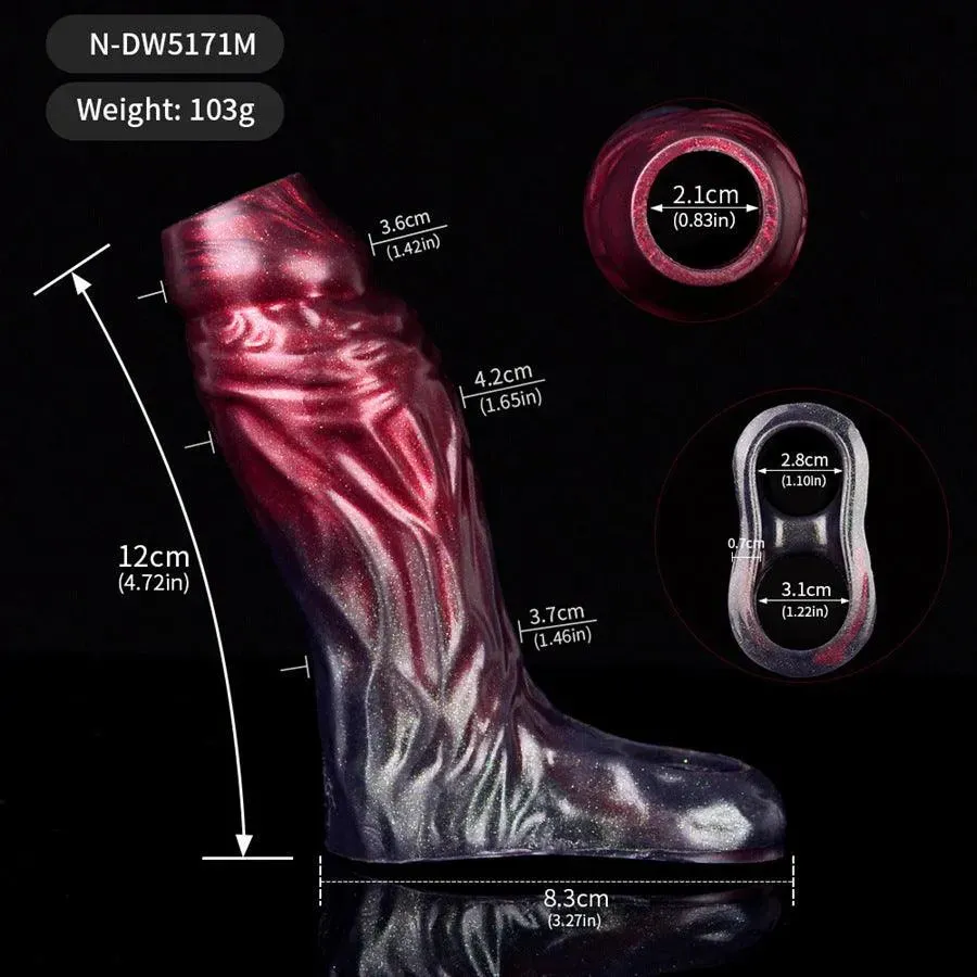 Soft Silicone Penis Enlarger Sleeve Toy for Men