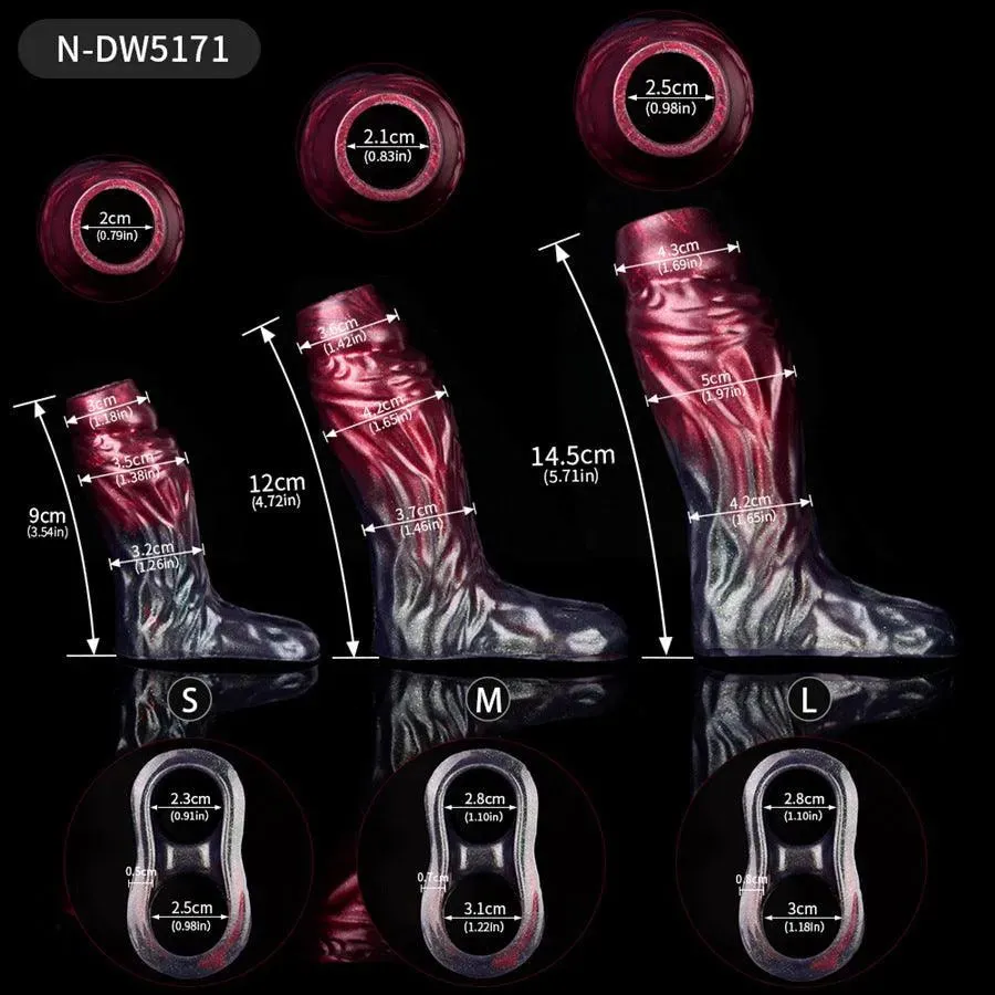 Soft Silicone Penis Enlarger Sleeve Toy for Men