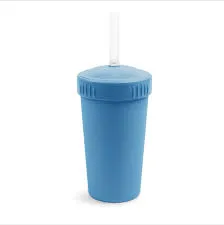 Straw Cup with Silicone Straw