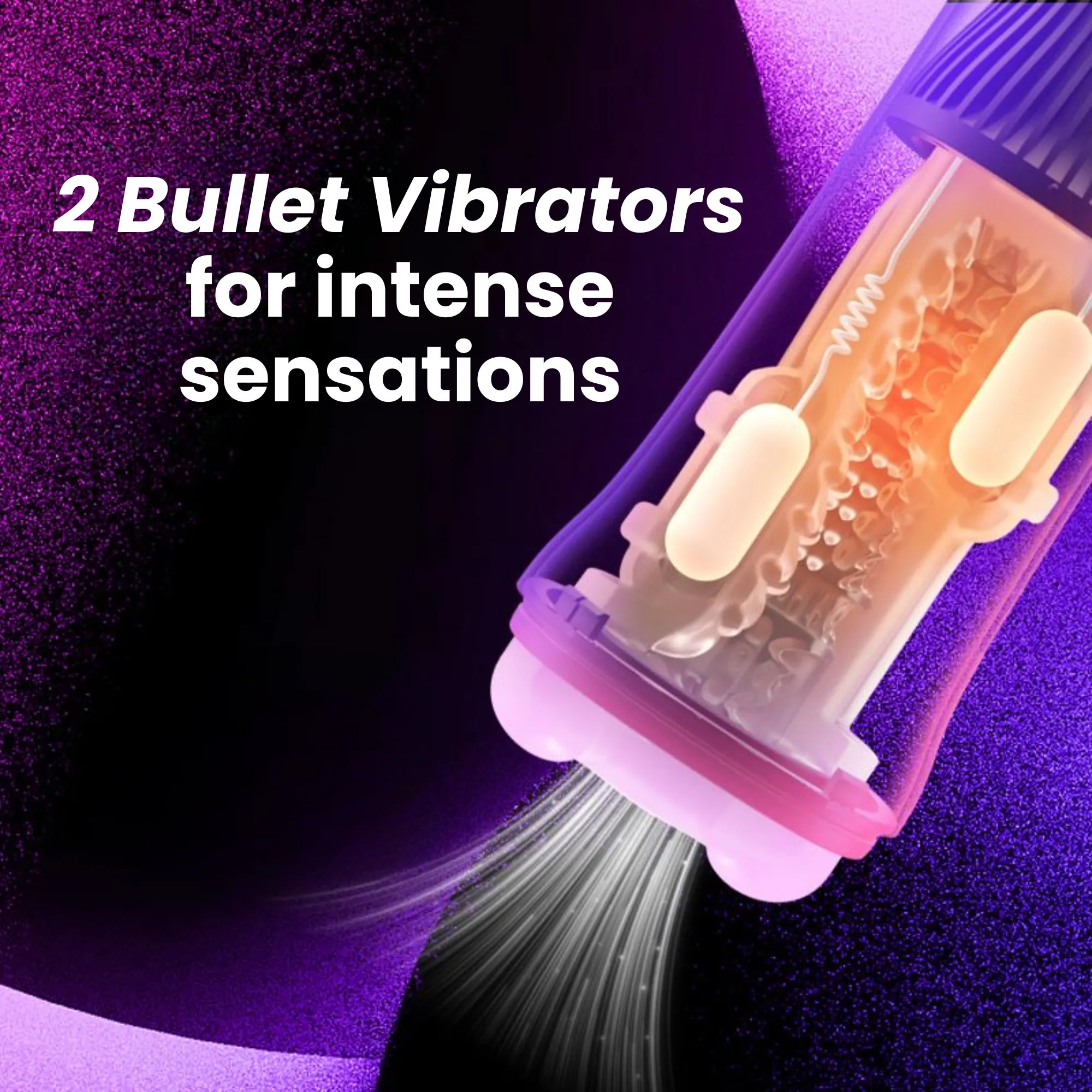 The Enchantress Vibrating & Warming Masturbator - Rechargeable with 5 Vibration Modes!