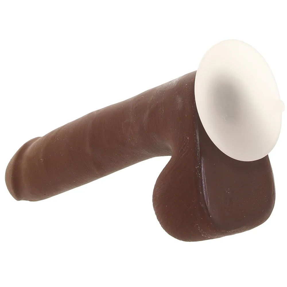 The Realistic 9 Inch Cock with Balls in Chocolate