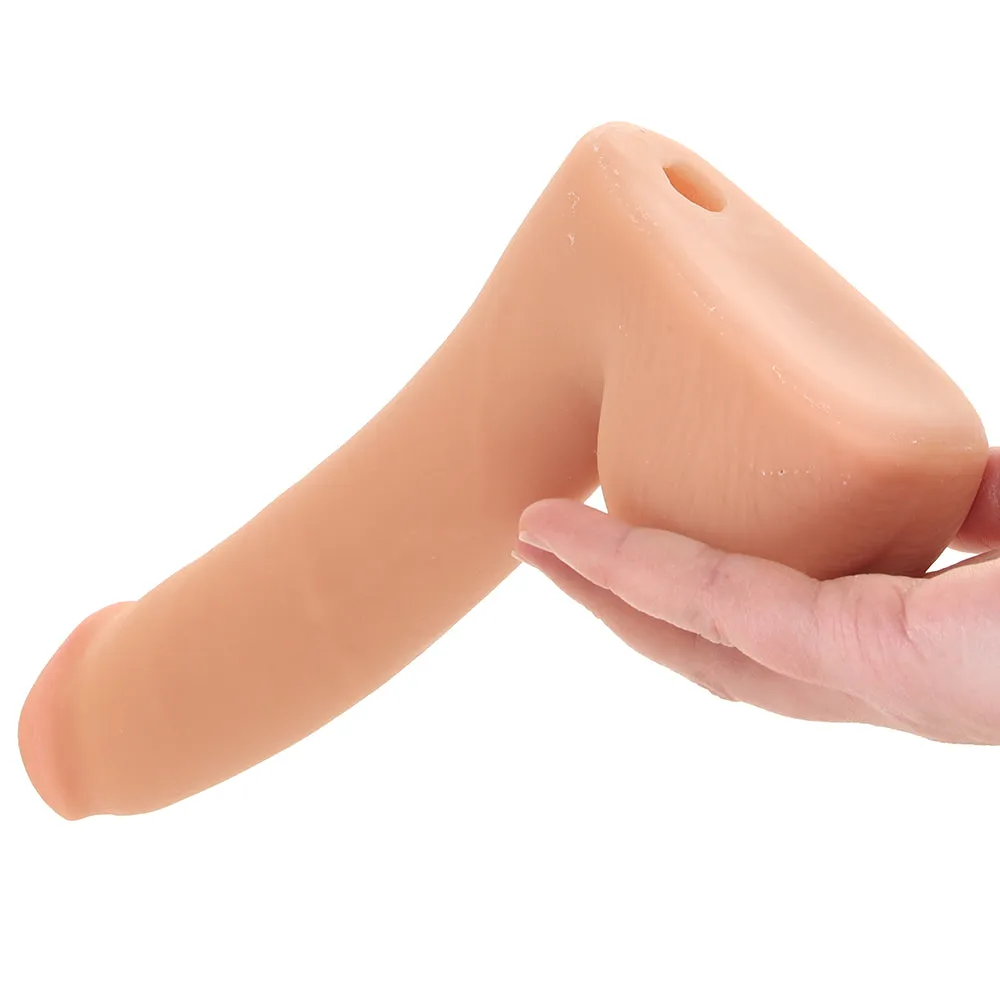 The Realistic 9 Inch Cock with Balls in Vanilla
