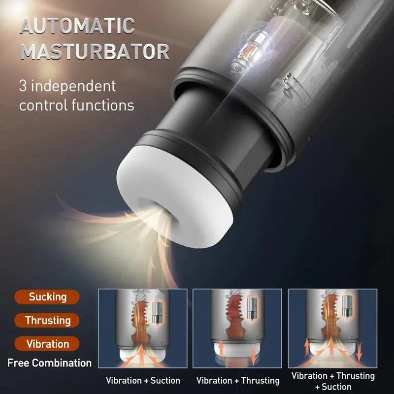 Thrusting Suction Male Masturbator Toy for Men