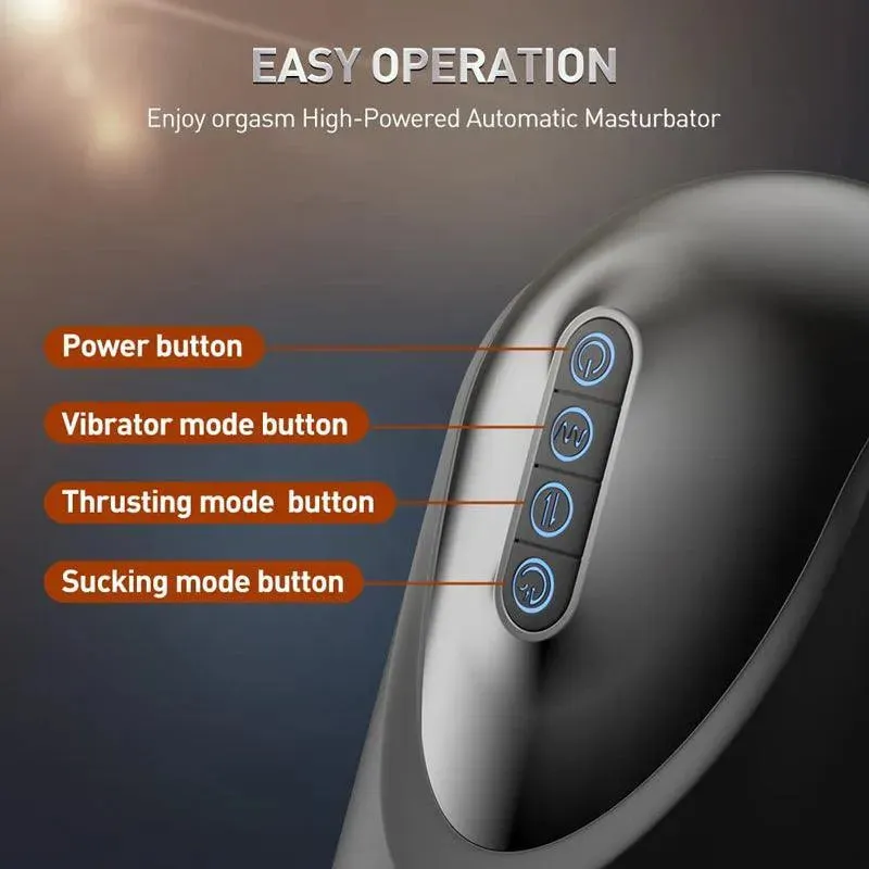 Thrusting Suction Male Masturbator Toy for Men