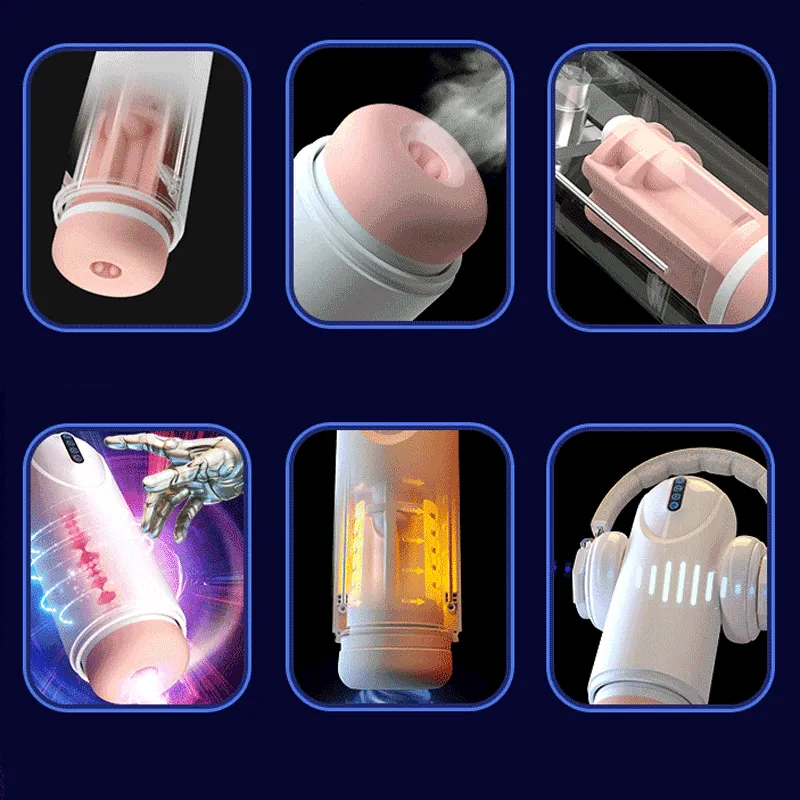 Thrusting Suction Male Masturbator Toy for Men