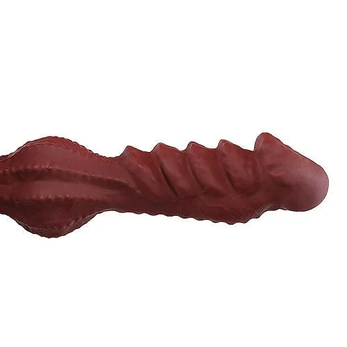 Tomax - Roaring Dragon Regular Silicone Dildo 9.6" (Wild Red)