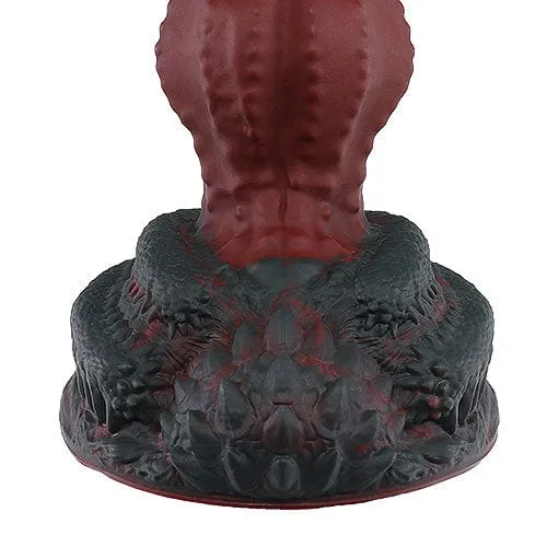 Tomax - Roaring Dragon Regular Silicone Dildo 9.6" (Wild Red)