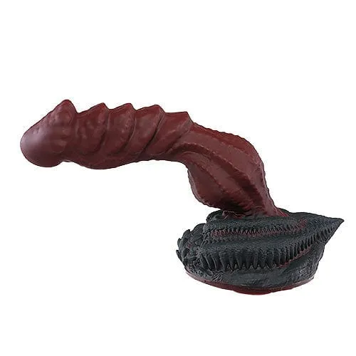 Tomax - Roaring Dragon Regular Silicone Dildo 9.6" (Wild Red)