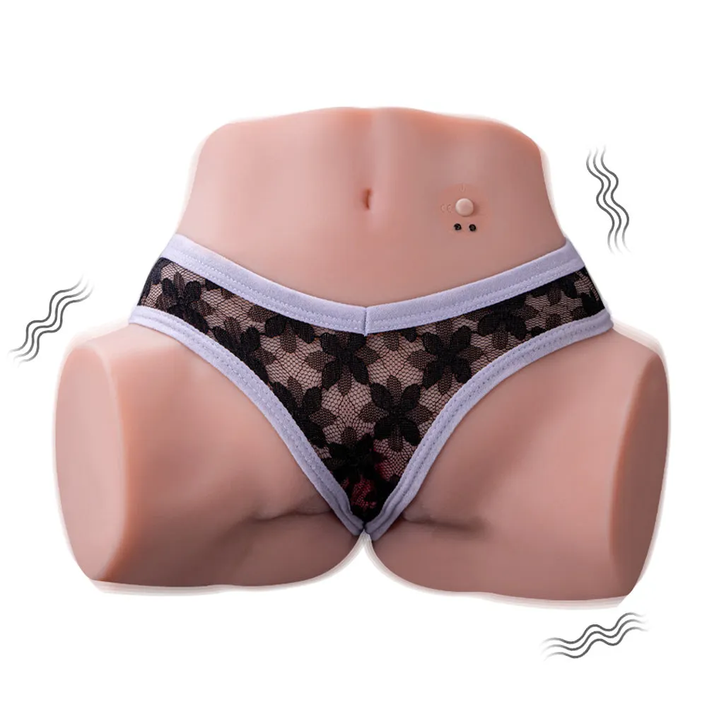 Tracy Realistic Discreet Vibrating Petite Dual-Entry Masturbator