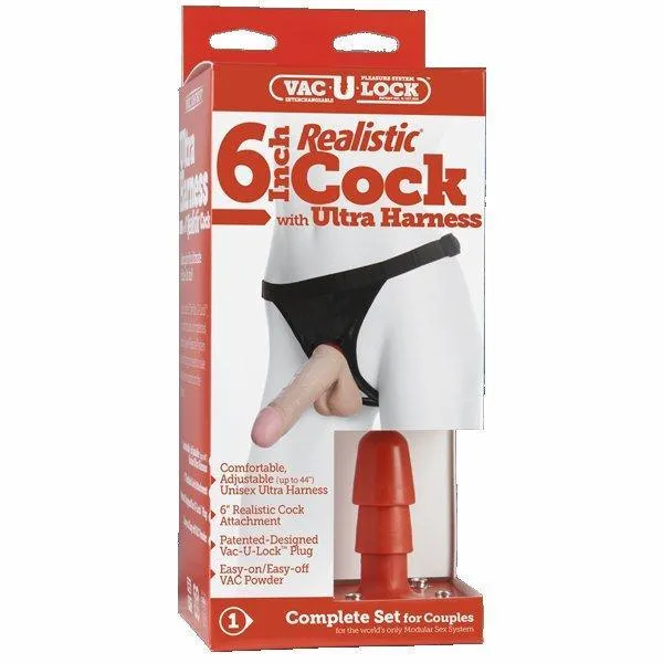 Vac U Lock Ultra Harness 2 And Plug With Dong