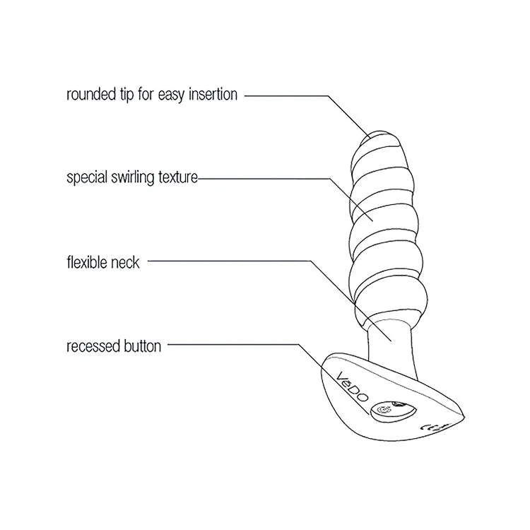 VeDO Twist Vibrating Butt Plug