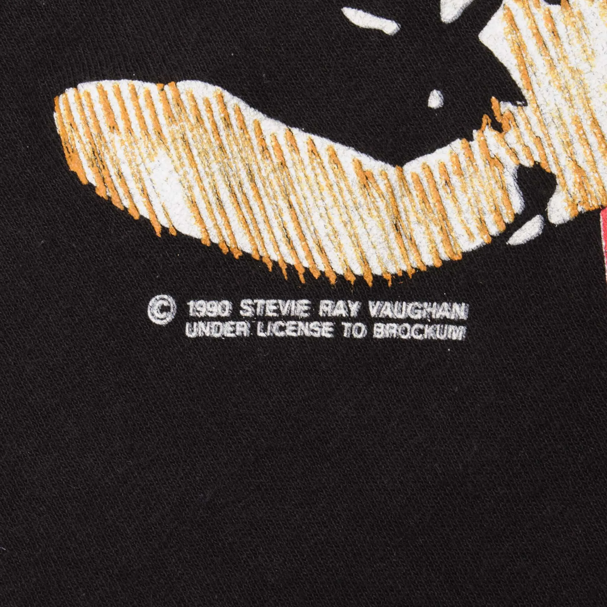 VINTAGE STEVIE RAY VAUGHAN AND DOUBLE TROUBLE 1990 TEE SHIRT LARGE MADE USA